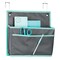 mDesign Hanging Office Cubicle Storage Organizer, 2 Pocket